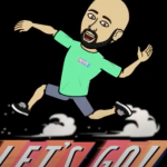 icon of man running